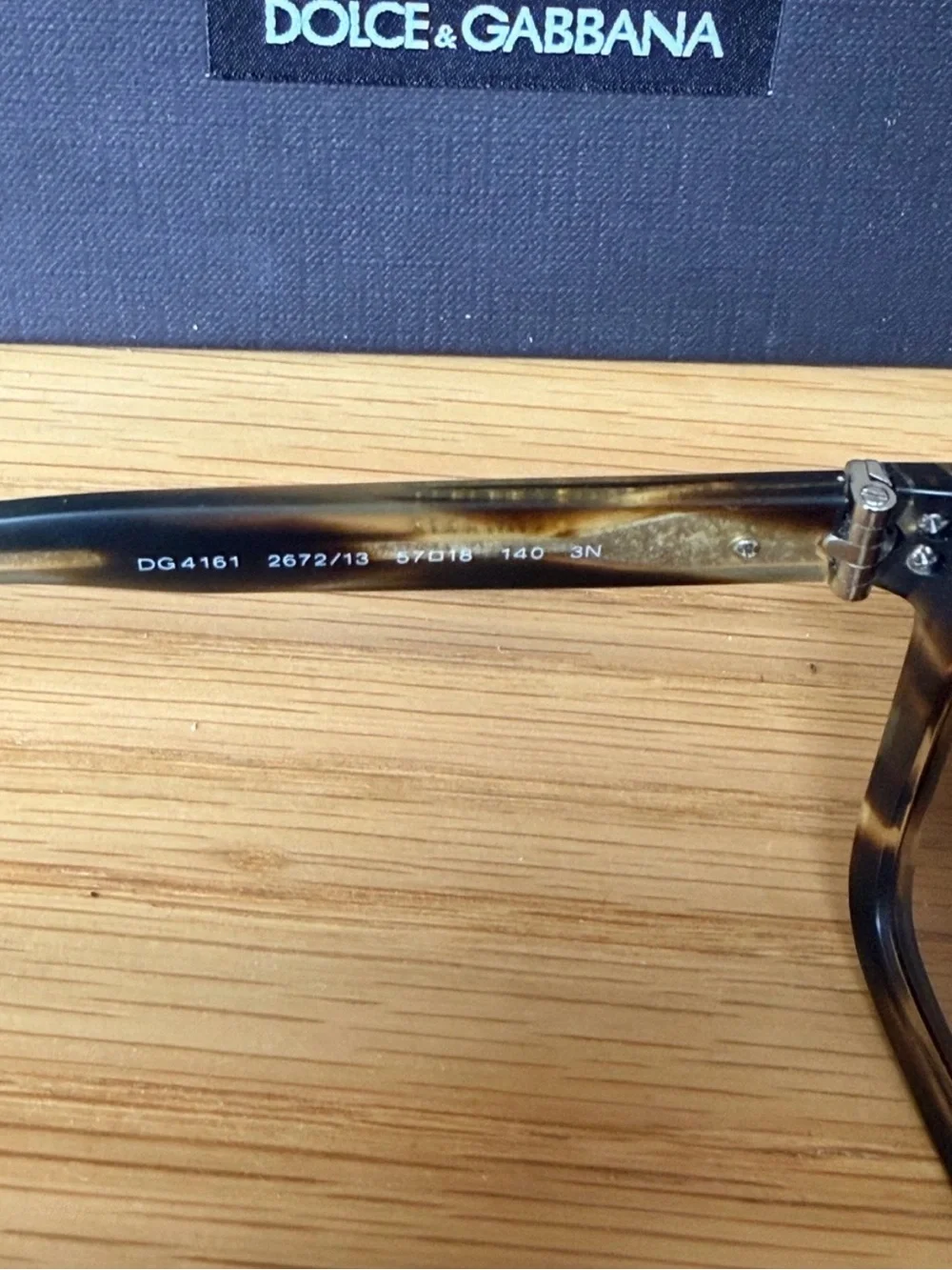 Dolce & Gabbana DG 4161 Havana Brown Sunglasses NEW
